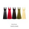 Kaslead New Arrival Women's Clothing Fashion Style Fashion Silk Satin Texture Length Dress 2590987 600