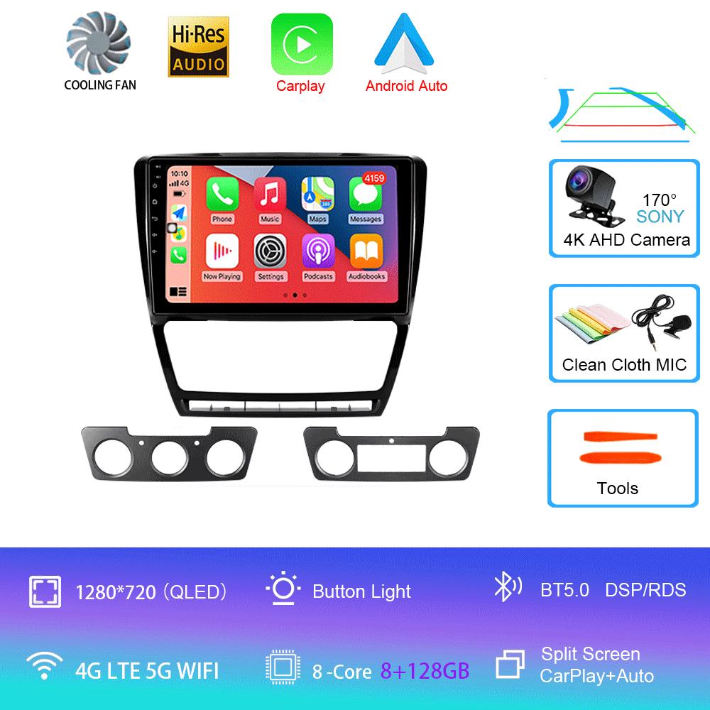Android 14 For Skoda Octavia 2 A5 2008 - 2013 Car Radio Multimedia Video Player Navigation Stereo No 2din 2 Din Dvd