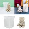 Animal Cat Scented Candle Silicone Mold Handmades 3D Scented Candle Epoxy Mold DIY Craft Women Girl Fondant Mold