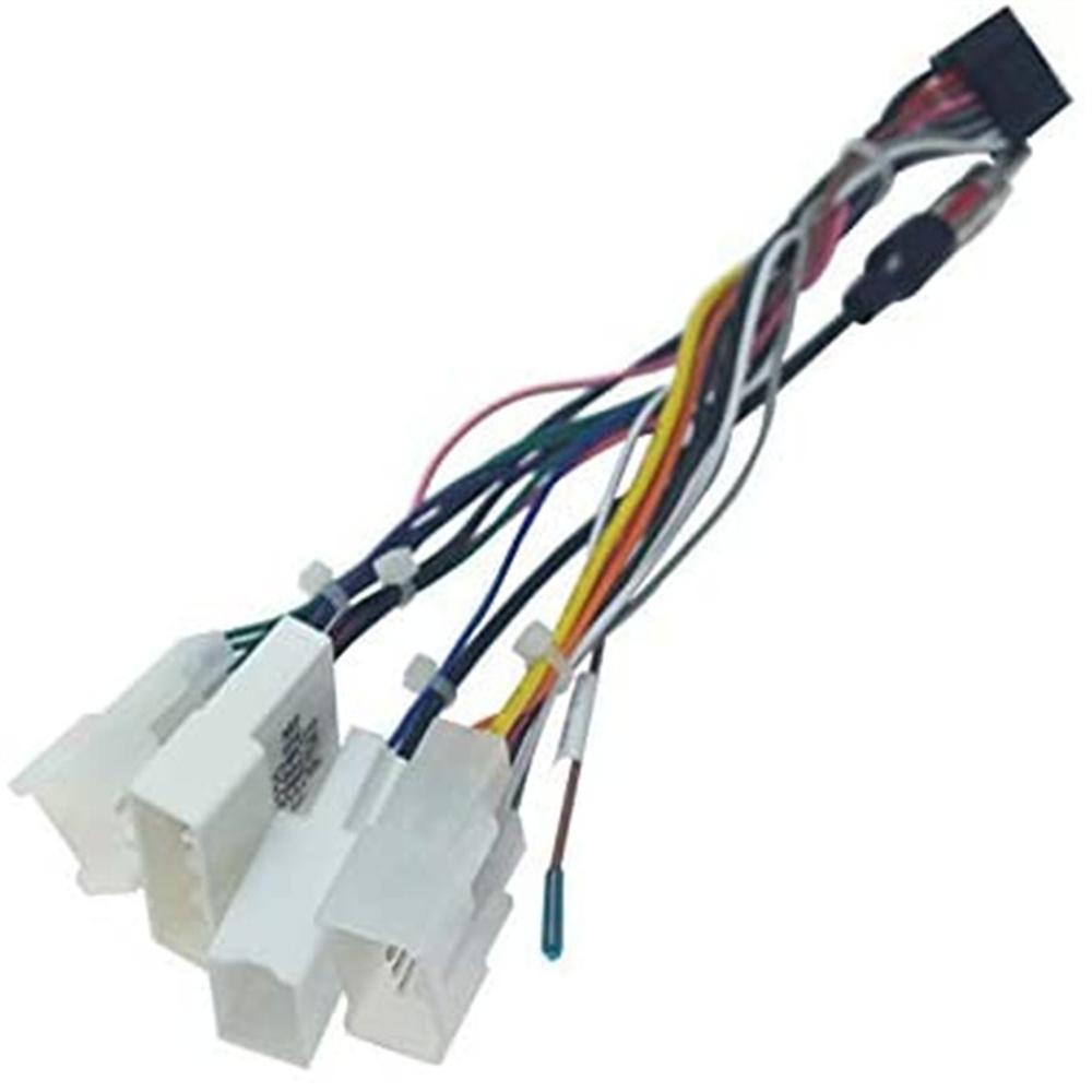 16Pin Wiring Harness For Toyota Android Stereo Radio Player Power Cable 4 Plug