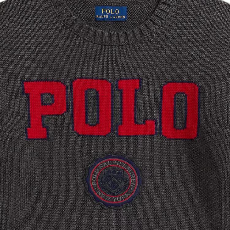 Свитер Polo Ralph Lauren Логотип-значок Хлопок Детский Детский свитер 313978878-001