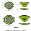 Adjustable Silicone Telescopic Folding Drain Basket for Vegetables