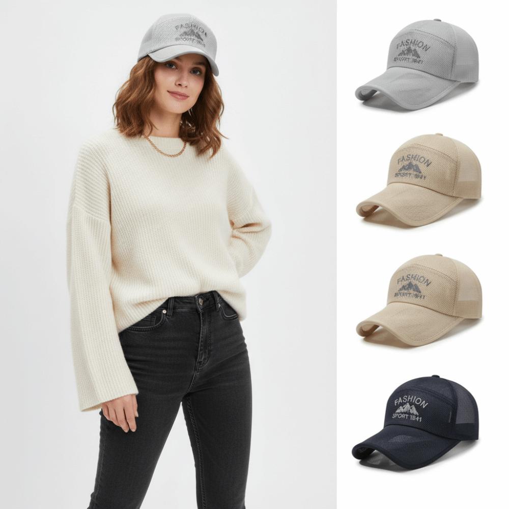 Adjustable Full Mesh Baseball Hats Quick Dry Sunscreen Hats For Man Women Unisex