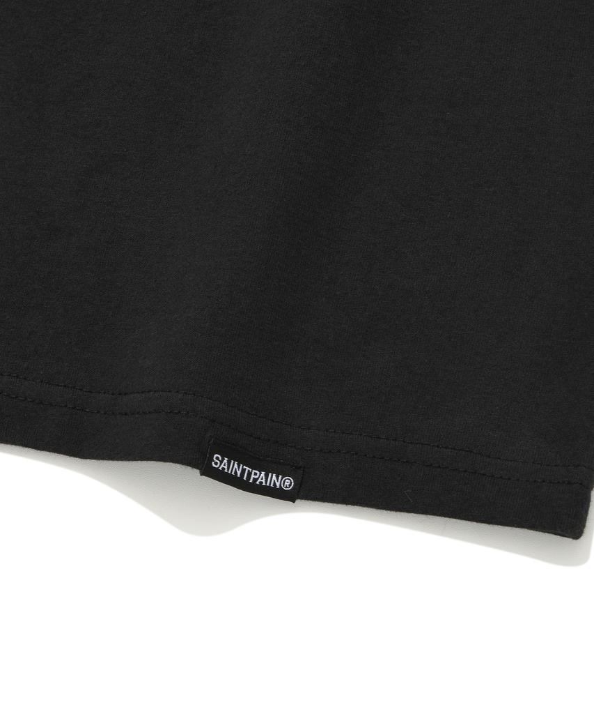 Saint Pain Sp Original Logo T-Shirt - Black And White
