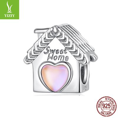 Дерево Жизни Теплый Дом Сделай Сам Аксессуары для Бисероплетения Серебро 925 пробы Бусины Любовь Дом Свободные Бусины