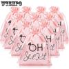 10pcs Drawstring Bags Printed Colored Fabric Bags Drawstring Storage Bags Jewelry Bags Gift Packaging Bags Drawstring Bags