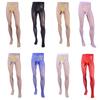 Mens Sheer Hollow Out Leggings Contour Pouch Design Stretchy Nightwear
