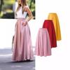 Plus Size High Waist Pleated Long Skirt - Spring/Summer Fashion