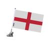 Drapeau - Angleterre - 27 X 35 Cm - Mât À Ventouse - Polyester - Impression Recto/verso