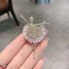 Rhinestone Brooch Crystal Girl Gift Korean style Ballerina Pin Women's Brooch Ballet Girl Brooch