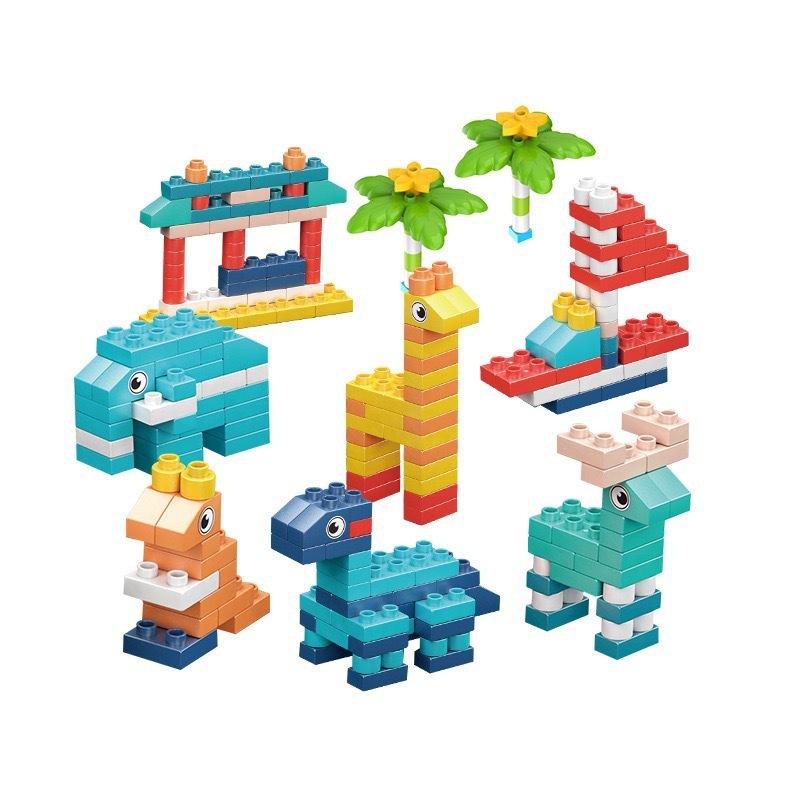 Совместимые развивающие игрушки 3-6 лет Douyin Kuaishou Детский стол для конструирования Крупные детали Многофункциональный Большой
