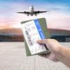 Кожаный (PU) держатель для паспорта и билетов с RFID-защитой и защитой от кражи