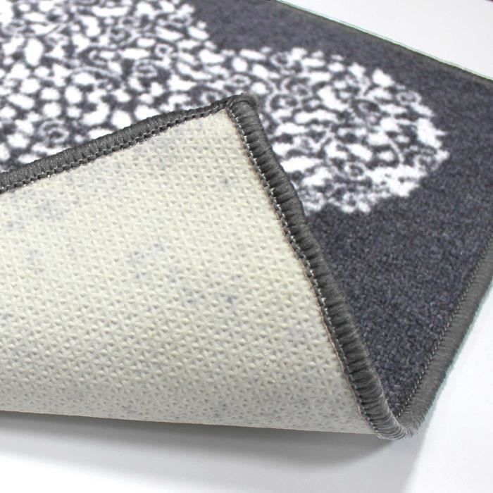 Tapis Multi-usage - Mathilda - 50 x 120 cm - 100% polyamide - Antidérapant - Lavable à 30°