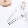 U Shape Metal For Girls Hanfu Pearl Korean Style Hairpin Women Hair Sticks Chinese Hair Fork