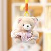 Cute Bear Teddy Plush Stuffed Animal With Pp Cotton Fill Keychain Gift For Girls
