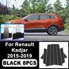Для Renault Kadjar 2015- Наклейки на стойки B/C - Декоративная накладка на окно из поликарбоната для средней стойки, Аксессуары для экстерьера автомобиля 2016