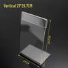 Acrylic L-Shape Desktop Display Stand