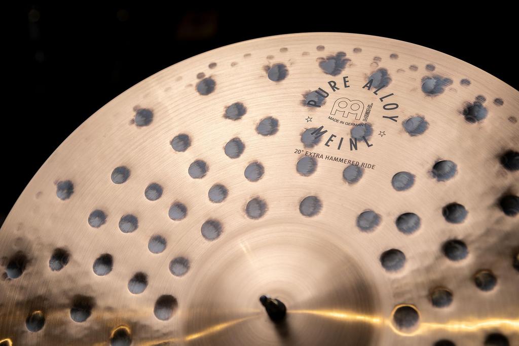 MEINL Cymbals Pure Alloy Series Ride Cymbals Extra Hammered Ride PA20EHR 20" []