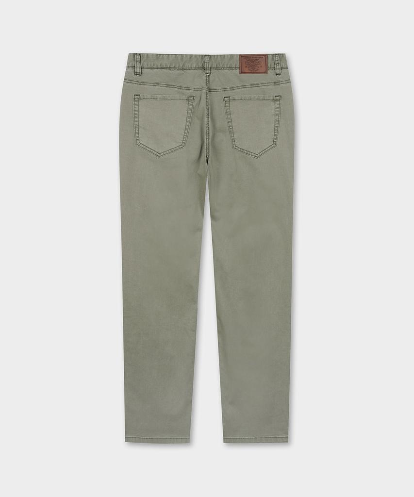 Штаны BROOKS BROTHERS, окрашенные в готовом виде (хаки) (Bbpcmb202A2Fm)