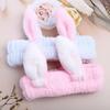 Mno Cute 3D Кролик Повязка для умывания Женская повязка на голову Душ Макияж Умывание Волос