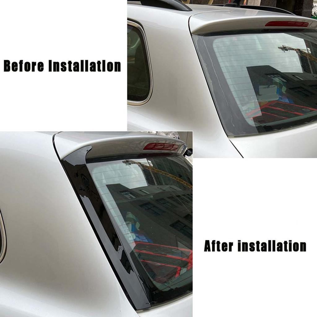 Спойлер на заднее стекло, боковая наклейка Canard для Volkswagen VW Touareg 2011 2012 2013 2014 2015-2017 автомобиля