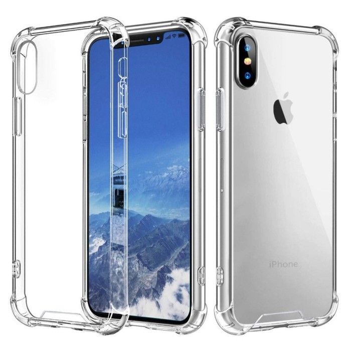 Shockproof Transparent Silicone Case for iPhone XS