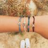 Bohemian Retro Braided Colorful Mountain Charm 4-Piece Bracelet Set