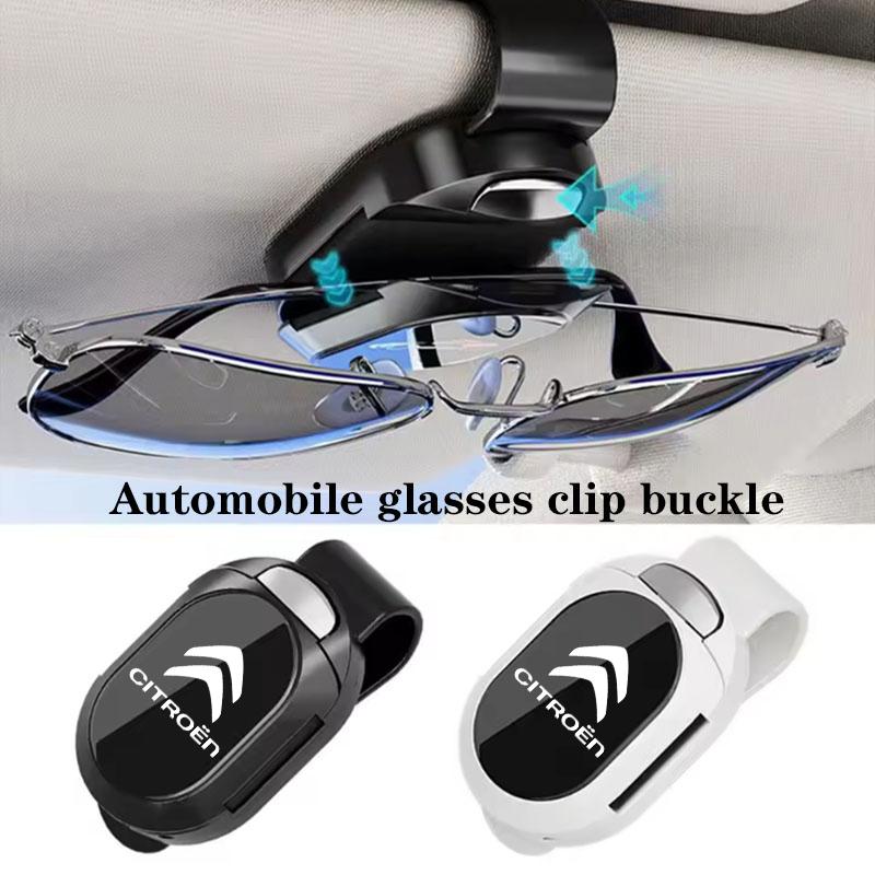 PEZN4 Sunglass Holder For Car Visor Visor Sunglasses Holder Clip For Citroen C3 C4 X7 Xsara Picasso Crosser C-ELYSEE JUMPY NEMO VTS