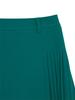 Wide Angle Co Mid-Length Fine Pleated Culottes L_Green