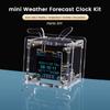 Multifunctional Digital Clock Kit 2.4GHz Wi-Fi Connectivity Weather Clock  DIY Soldering Practice