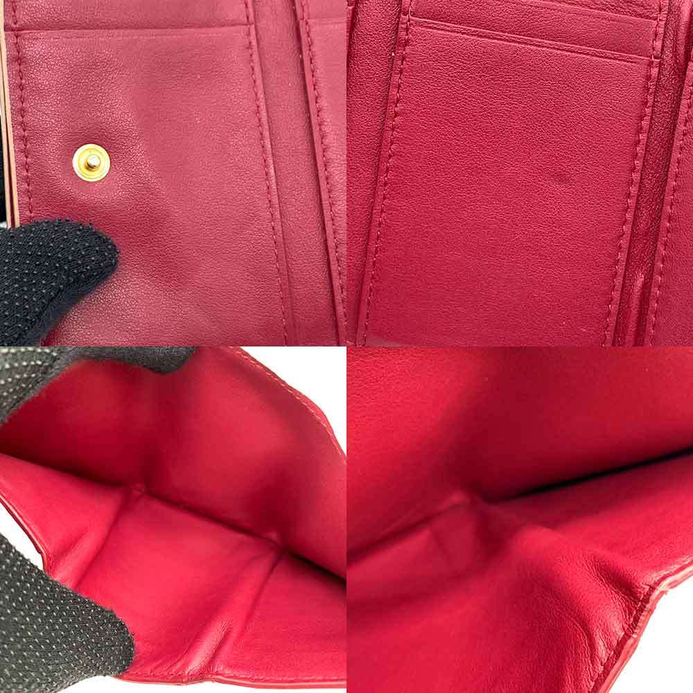 Used BOTTEGAVENETA INTRECCIATOTri-fold wallet leather Women