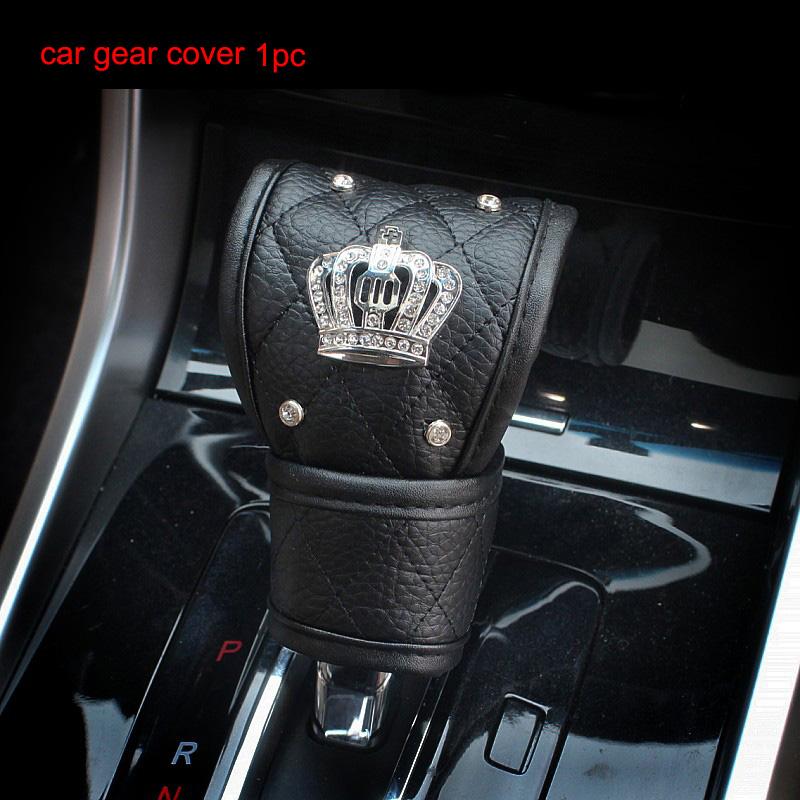1 шт. Универсальный чехол для ремня безопасности автомобиля из искусственной кожи с кристаллами и короной, наплечная накладка с бриллиантами, автомобильные аксессуары для стайлинга ремней безопасности