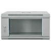 Network Cabinet with Storage Gray 60 x 45 x 35 cm Steel