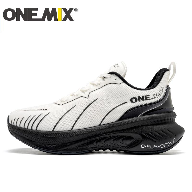 onemix 2024 новый стиль, амортизирующие кроссовки для мужчин, спортивная обувь, Нескользящие уличные спортивные кроссовки для занятий спортом в тренажерном зале, фитнес-прогулки