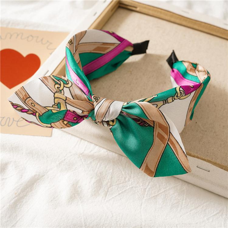 Повязка на голову, аксессуары для волос, повязка на голову с леопардовым принтом и бантом, широкая повязка на голову, заколка для волос, ювелирные изделия, модный обруч для волос