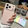 Силиконовый чехол с микроотверстиями для Apple iPhone 17PROMAX: Однотонный, Интегрированный дизайн кнопок