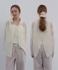 Рубашка Hane Tencel Glow с разрезом на спине, полупрозрачная_Банан