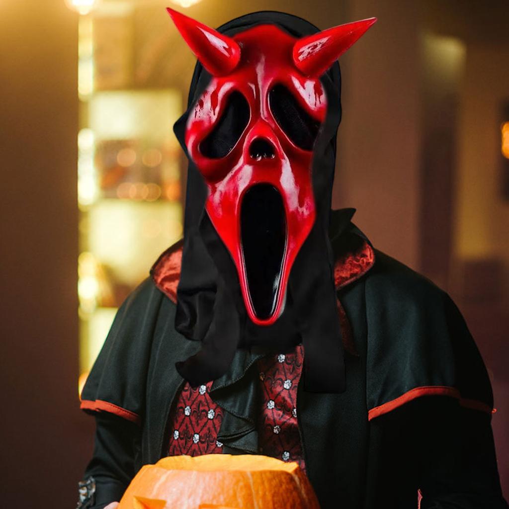 Латексная маска на голову для вечеринки, танцев, ролевых игр, реквизит