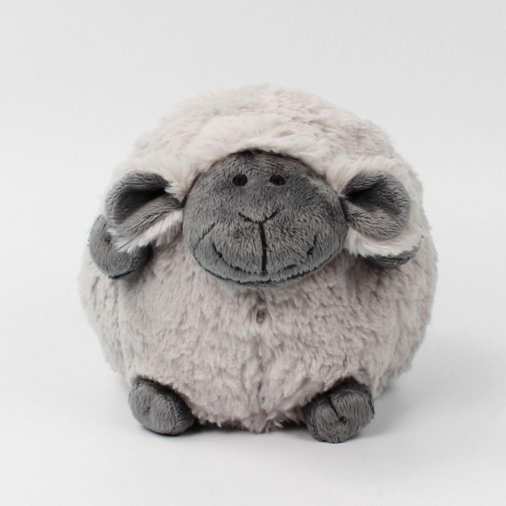 Cozy Stuffed Lamb Doll Huggable Plush Pillow Toy Gift Sheep Ball Doll  Kids