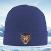 Green leaf orange zigzag design Unisex Women Unisex Knitted Hat Beanie Pullover Cap Winter Thermal Warm Christmas Outdoor Cycling H