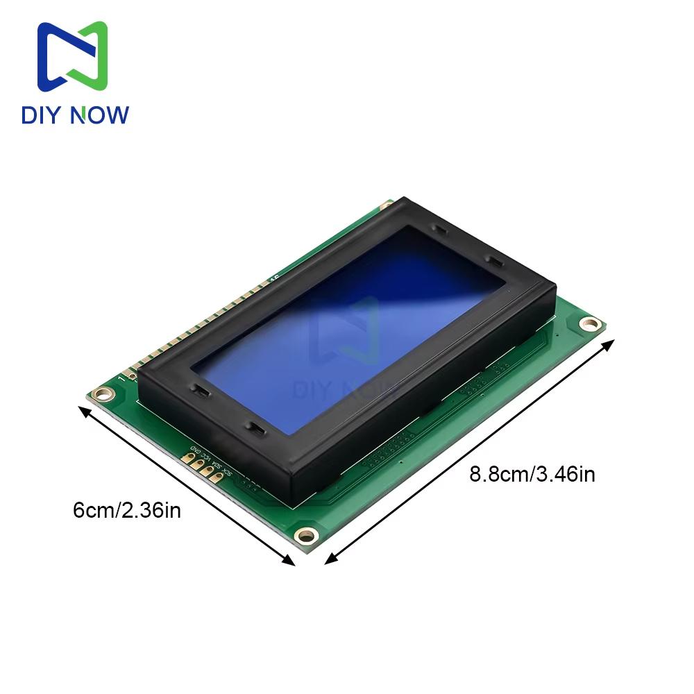 Модуль дисплея 1604LCD 5V Компактный размер Длительный срок службы для промышленной электроники Сине-зеленый экран Контроллер AIP31066