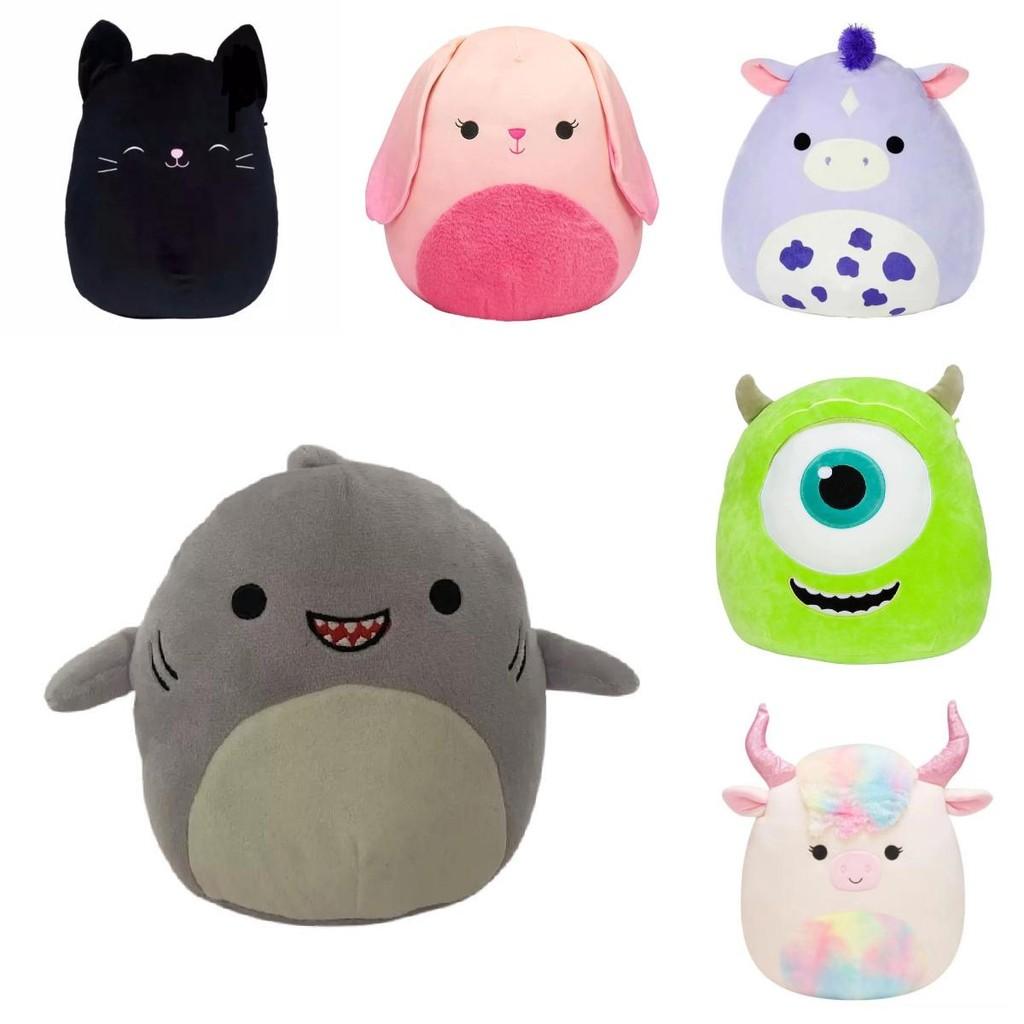 Плюшевая игрушка Squishmallows Кот-Акула Кролик С наполнителем из ПП хлопка Для детей и коллекционеров