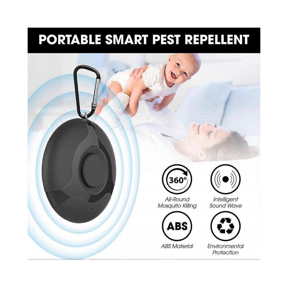Portable Smart Mosquito Repellent, Mosquito Repellent Outdoor Indoor, Ultrasonic Pest Repeller Baby Essentials