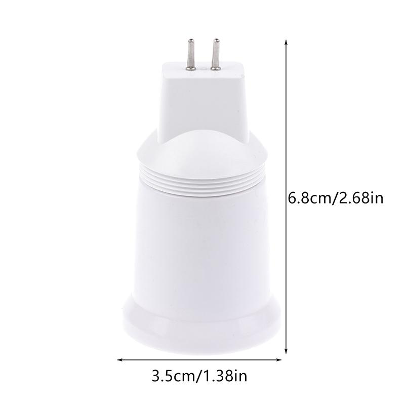 Патрон для лампы MR16 G5.3 с вилкой, замененный на резьбовой патрон, держатель лампы, переходник-конвертер, винтовой патрон