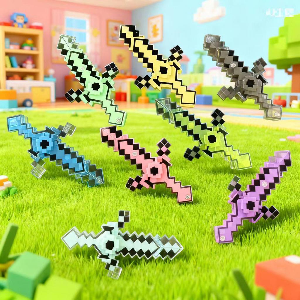 Брелок-вертушка Алмазный меч из Minecraft - Игрушка и антистресс