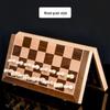 Деревянный магнитный набор для игры в шахматы и шашки Brangdy