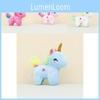Adorable Unicorn Plush Keychain Cute Stuffed Animal Wedding Gift Bag Charm