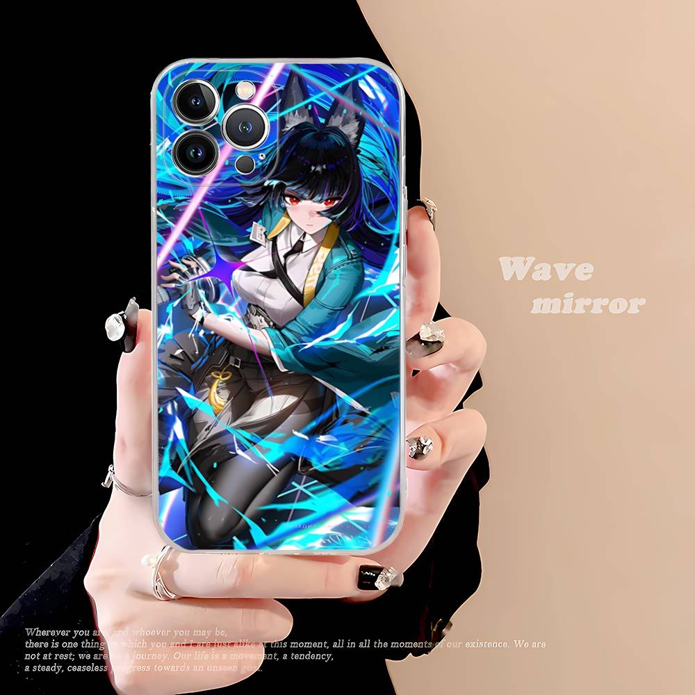 Классический Чехол H-Hoshimi Miyabi из ТПУ и Силикона Для IPhone 11 12 13 14 15 16 17 Pro Max Ударопрочный Прозрачный Задний Чехол