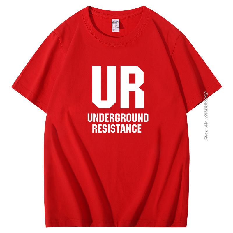 Underground Resistancedetroit Technopioneersjeff Millsrobert Hoodacid House Hot Summer Short Sleeve Tshirt Mens Clothes