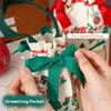 Canvas Candy Packaging Bag Large Capacity Drawstring Pocket High Quality Candy Handbag  Christmas